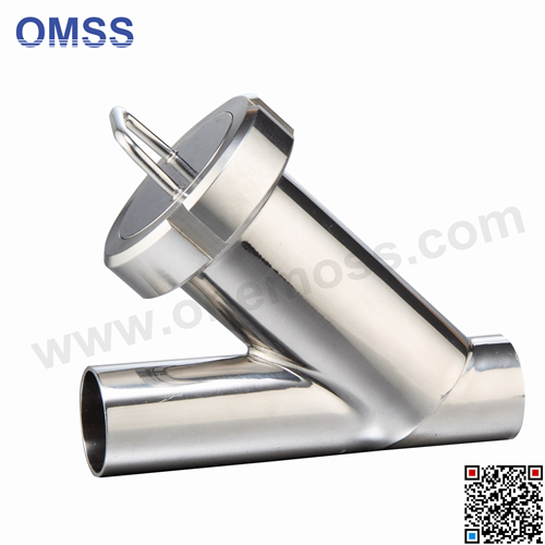 DIN/3A/SMS Sanitary Stainless Steel Y-type Strainer/Filter with Tri Clamp Ferrule Connection 