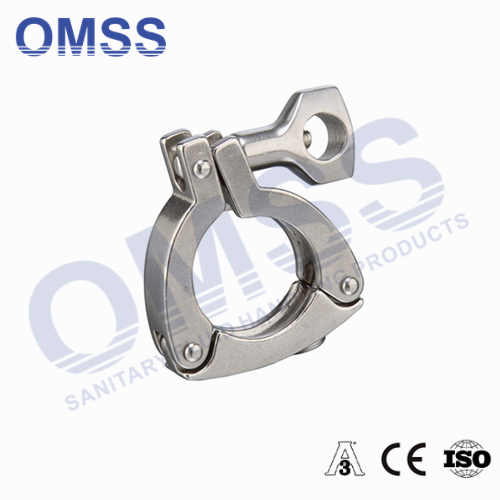 Heavy Duty Three Segment Clamp, With Open Hole Wing Nut